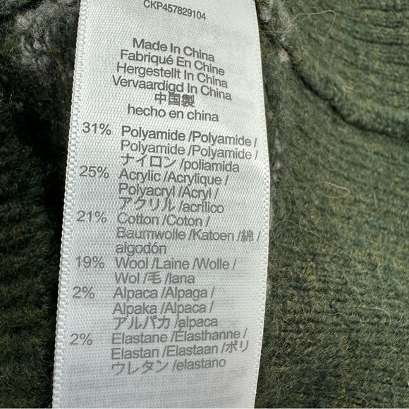 Madewell Allston Double-Button Houndstooth Cardigan Size Small Oversized - Picture 5 of 9